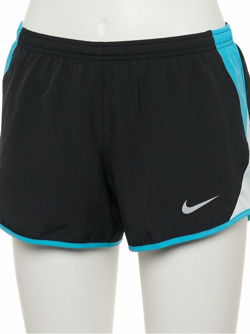 Nike Dri-Fit Black Chlorine Blue White 10K Dry Running Shorts size XXL 2X NWT